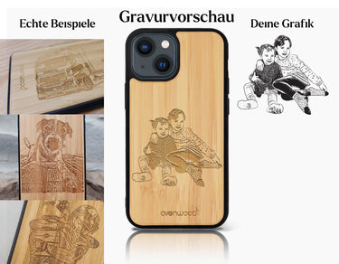 INDIVIDUEL iPhone 15 Pro bambou plastique